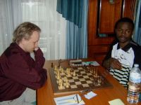 C. Wichmann - A. Simutowe - Ein Spitzenduell der 7.Runde
 C. Wichmann - A. Simutowe